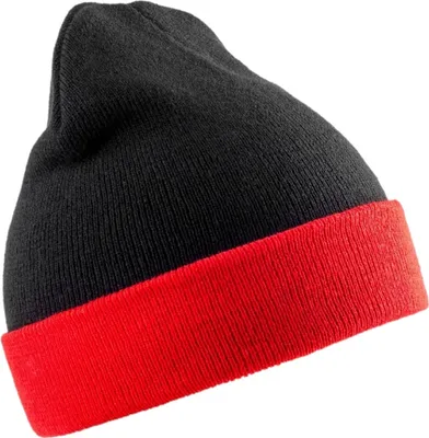 Produktbild von Result Genuine Recycled - "Compass" Mütze für Herren/Damen Uni PC4202 (Einheitsgröße) (Schwarz/Rot)