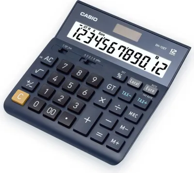 Produktbild von CASIO Tischrechner DH-12ET 12-stellig schwarz