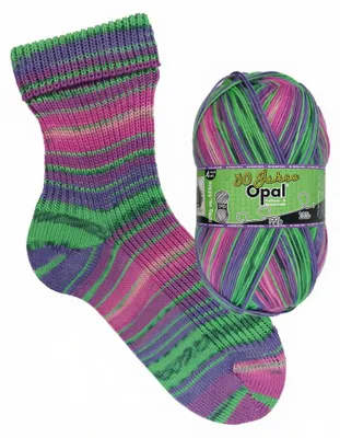 Produktbild von Opal 30 Jahre Opal Die Jubiläumskollektion 4-fach Pullover- und Sockenwolle 100 g Farbe 11742 - Wohltuendes Dampfbad, KI-generiertes Bild
