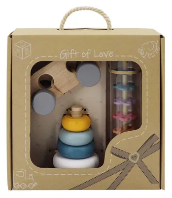 Immagine prodotto di Set di giocattoli in legno per bambini, set di 3