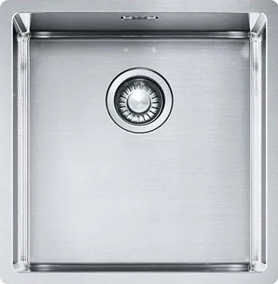 Produktbild von Franke BXX 110 40, Bündiges Waschbecken, Rechteckig, Edelstahl, Edelstahl, 1 Becken, Rechteckig
