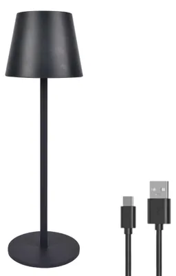 Image de LUXULA Lampe de table à LED rechargeable LX700160, 3W, 200lm, fonction dimmable et CCT
