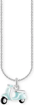 Thomas Sabo KE2217-041-7-L45V Damen-Kette mit mintfarbenem Motorroller-Anhänger 1