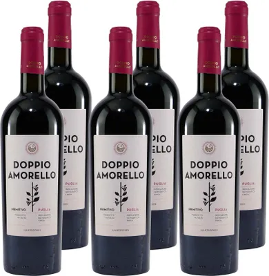 Produktbild von Doppio Amorello Primitivo IGT -halbtrocken- (6 x 0,75L)