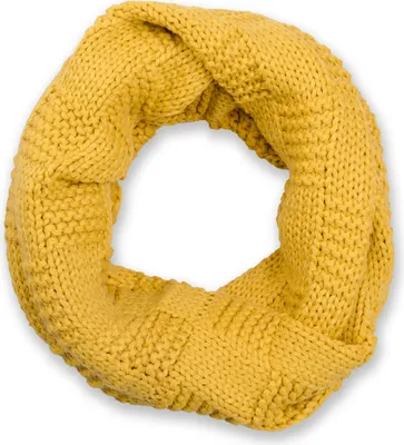 Produktbild von styleBREAKER Uni Strick Loop Schal mit Patentmuster, Uni Feinstrick Schlauchschal, Winter Strickschal 01018152