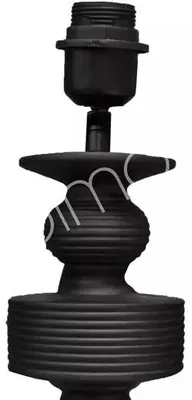 Productafbeelding van Zwart bureaulamp, polyresin, 17x17x40 cm