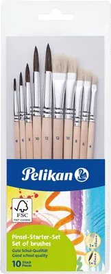 Produktbild von Pelikan Pinsel Starter-Set 10-teilig