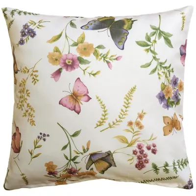 Produktbild von Kissen-Bezug Schmetterlinge Textil bunt 40x40 cm