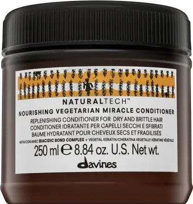 Produktbild von Davines Natural Tech Nourishing Vegetarian Miracle Conditioner nährende Pflegespülung für geschwächtes Haar 250 ml