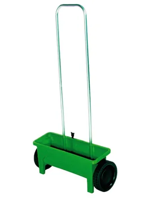 Produktbild von Streuwagen 12l grün mit Streutabelle