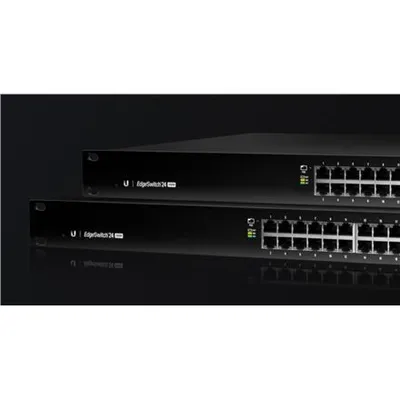 Obrázok produktu pre Ubiquiti Networks ES-24-250W, IEEE 802.3af, IEEE 802.3at, L2/L3, Gigabit Ethernet (10/100/1000), čierna, 1U, 50/60 Hz