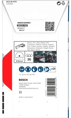 Obrázek produktu pro BOSCH 2608669120 BOSCH PRO ACZ 85 RT3 Segmentsägeblatt 85,0 mm