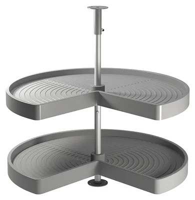 Image de Jeu de plateaux Shelvo 3/4 pour module 900 mm en plastique gris