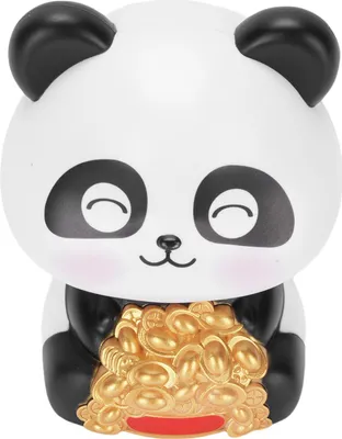 Obrázek produktu pro Solární figurka pandy, automaticky kývající se dekorace na palubní desku auta, talisman pro děti a domácnost, šilhající oči