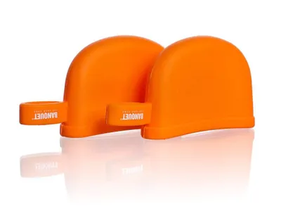 Produktbild von Silikongriffe für einen Topf 2 Stück - Orange