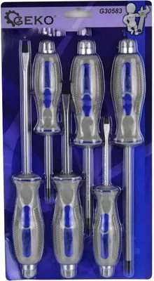 Immagine prodotto di GEKO Cacciavite a percussione, set di 6 G30583