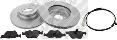 Produktbild von MAPCO Bremsenset Vorne Bremsscheiben Beläge Satz für BMW 3 Touring (E91) 330mm