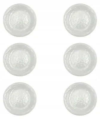 Produktbild von Lubiana Oriental Weiße Dessertteller 6 Stk. 21 cm Porzellan
