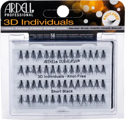 Produktbild von Ardell 3D Individuals Duralash Knot-free (Short Black) 56 St.