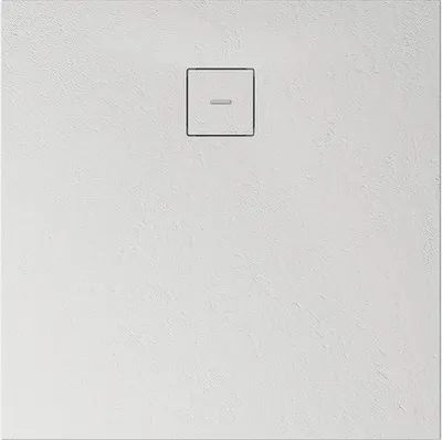 Produktbild von Duschwanne Mineralguss BREUER Modern Line Steinoptik weiß 90 x 90 cm
