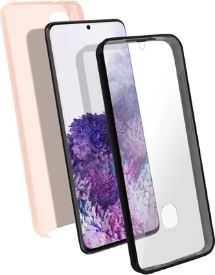 Zdjęcie produktu dla Avizar, etui ochronne na przód i tył do telefonu Samsung Galaxy S20, kolor różowy