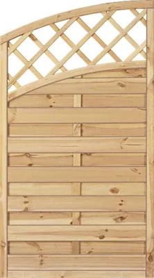 Produktbild von T&J MAXI DOPPELBOGEN 1 Lamellenzaun 90 x 160/140 cm