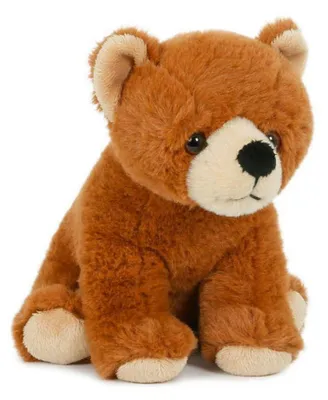 Produktbild von Brauner Bär sitzend Plüschtier 13x19cm mit Kugeln gefüllt 0m+