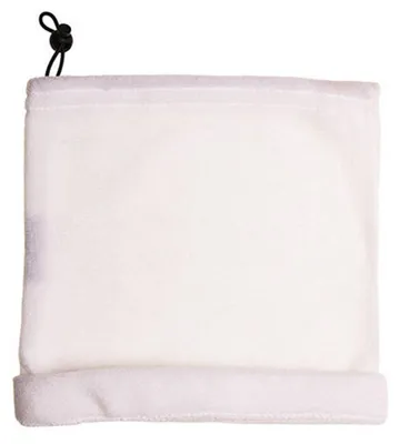 Image de L-Merch - Écharpe tube, polaire LT4764 (taille unique) (blanc)