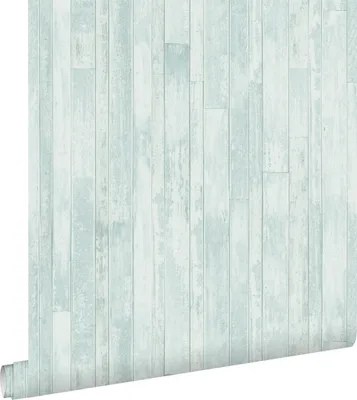 Produktbild von ESTAhome Tapete Holz-Optik Grautürkis 53 cm x 10.05 m