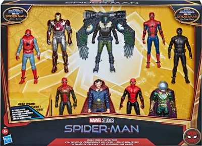 Produktbild von 9 Figuren Marvel Spider-Man Multi Movie Coll Pack