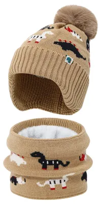 Image de Lot de 2 bonnets pour bébé avec protection des oreilles