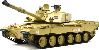 Produktbild von Heng Long RC Panzer 1:16 Britischer Challenger 2, Metallgetriebe, Rauch, Sound