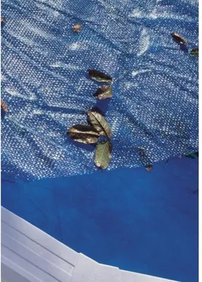 Immagine prodotto di Telone estivo a bolle per piscina autoportante, 6,10 x 3,75 m, spessore 0,18 mm, GRE