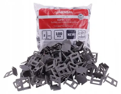 Produktbild von Comensal Fliesennivelliersystem Clips 2mm Fuge 100 Stück