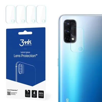 Produktbild von 3mk Hybridglas Lens Protection für Realme X7 5G Kamera Objektiv Kameralinse 0,16mm 6H (4 Stück)