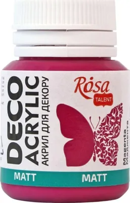 Zdjęcie produktu dla Rosa Talent Farba akrylowa Magenta (21) Mat 20 ml 1 szt.