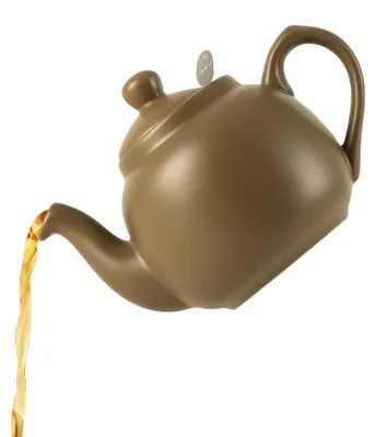 Teekanne mit Infuser, Keramik, Matt Toffee, 600 ml
