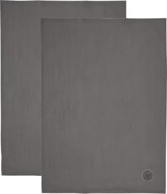Obrázek produktu pro Orion | Kuchyňské utěrky - přírodní kuchyňské utěrky - šedé - 2 kusy - bavlna - 70x50 cm - vysoká savost