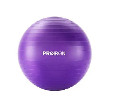 Zdjęcie produktu dla Piłka gimnastyczna PROIRON - 65 cm, PURPLE