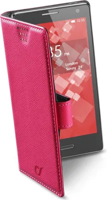 Zdjęcie produktu dla Cellularline BOOKUNI2LP, Folio, Dowolna marka, 12,2 cm (4.8"), Różowy