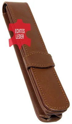 Productafbeelding van ONLINE® 41073 ONLINE® Schreibgeräte-Etui braun, 14,5 cm