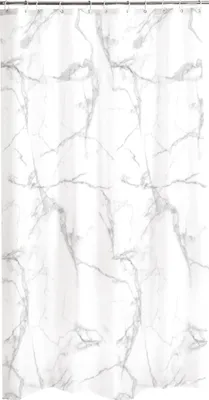 Image de Rideau de douche avec crochets Marbre