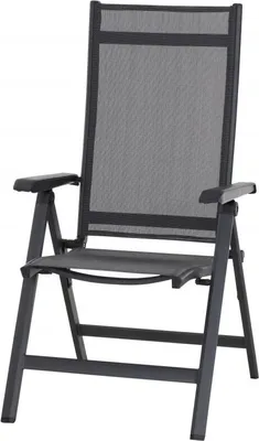 Immagine prodotto di SIENA GARDEN Poltrona pieghevole Tesoro, antracite opaco M29543