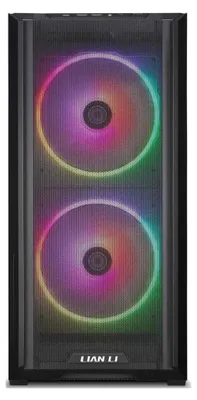 Image de Lian Li LANCOOL LANCOOL 216R-X - Midi Tower - PC - Schwarz - ATX - EATX - micro ATX - Mini-ITX - Stahl - Gehärtetes Glas - Multi