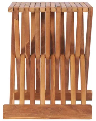 Image de vidaXL Tabouret pliable 40×32×45 cm bois massif teck