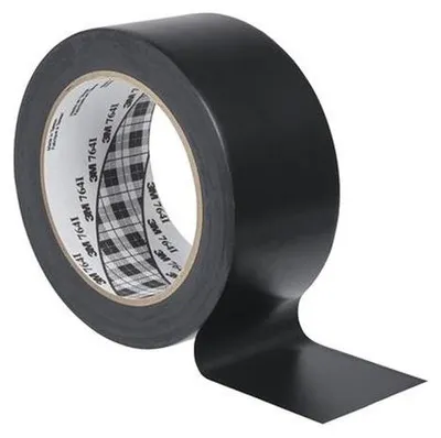 Obrázok produktu pre Bezpečnostná páska, čierna, 50 mm x 33 m, 0,125 mm, 3M 7000048917