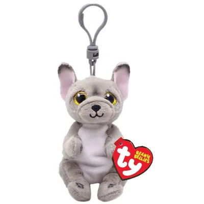 Image de Ty Beanie Babies Bellies Clip Wilfred Dog, 10cm