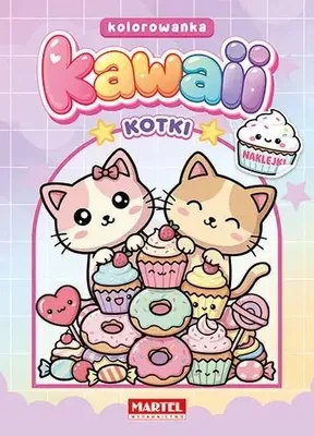 Zdjęcie produktu dla Kawaii Kotki – kreatywny zestaw z naklejkami
