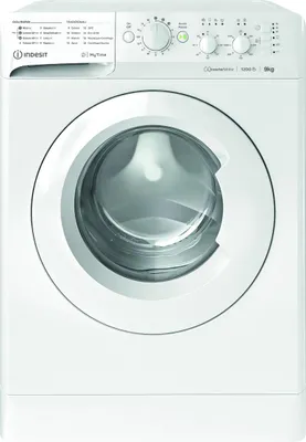 Produktbild von Indesit MTWC 91296 W IT, Frontlader, 9 kg, B, 75 dB, 1200 RPM, A