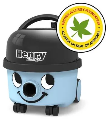 Produktbild von Numatic Henry Allergy, 620 W, Trommel-Vakuum, Trocken, Staubbeutel, 6 l, HEPA
